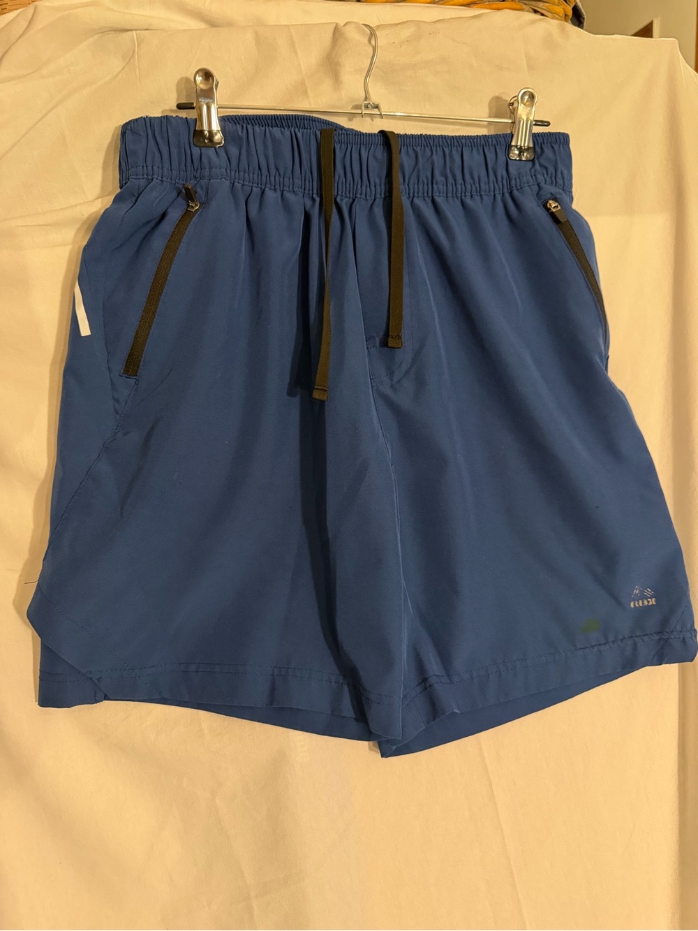 #548 RBX Men's Blue Athletic Drawstring Shorts